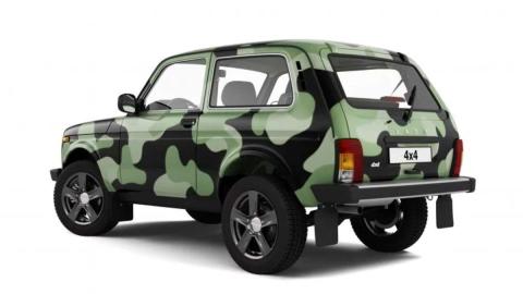 Lada Niva pintura militar camuflaje todoterreno vinilo pinturas