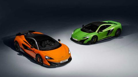 McLaren 600LT deportivo lujo superdeportivo britanico altas prestaciones naranja verde