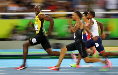 This photo of Usain Bolt smiling as he raced ahead to win the Men's 100-Meter Semifinals at the 2016 Rio Olympics became one of Reuters' most-liked Instagram photos of the year. This photo of Usain Bolt smiling as he raced ahead to win the Men's 100-Meter Semifinals at the 2016 Rio Olympics became one of Reuters' most-liked Instagram photos of the year.