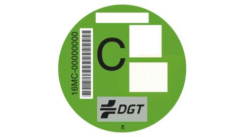 Etiqueta DGT C Etiqueta DGT C