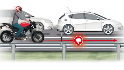 Infracciones en moto según DGT seguridad vial trafico