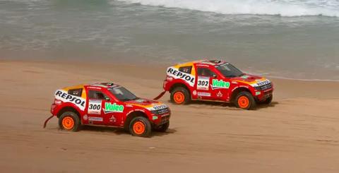 Mitsubishi campeones del Dakar 2007
