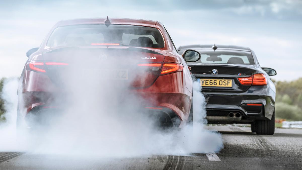 Alfa Romeo Giulia QV vs BMW M4 M Competition Alfa Romeo Giulia QV vs BMW M4 M Competition