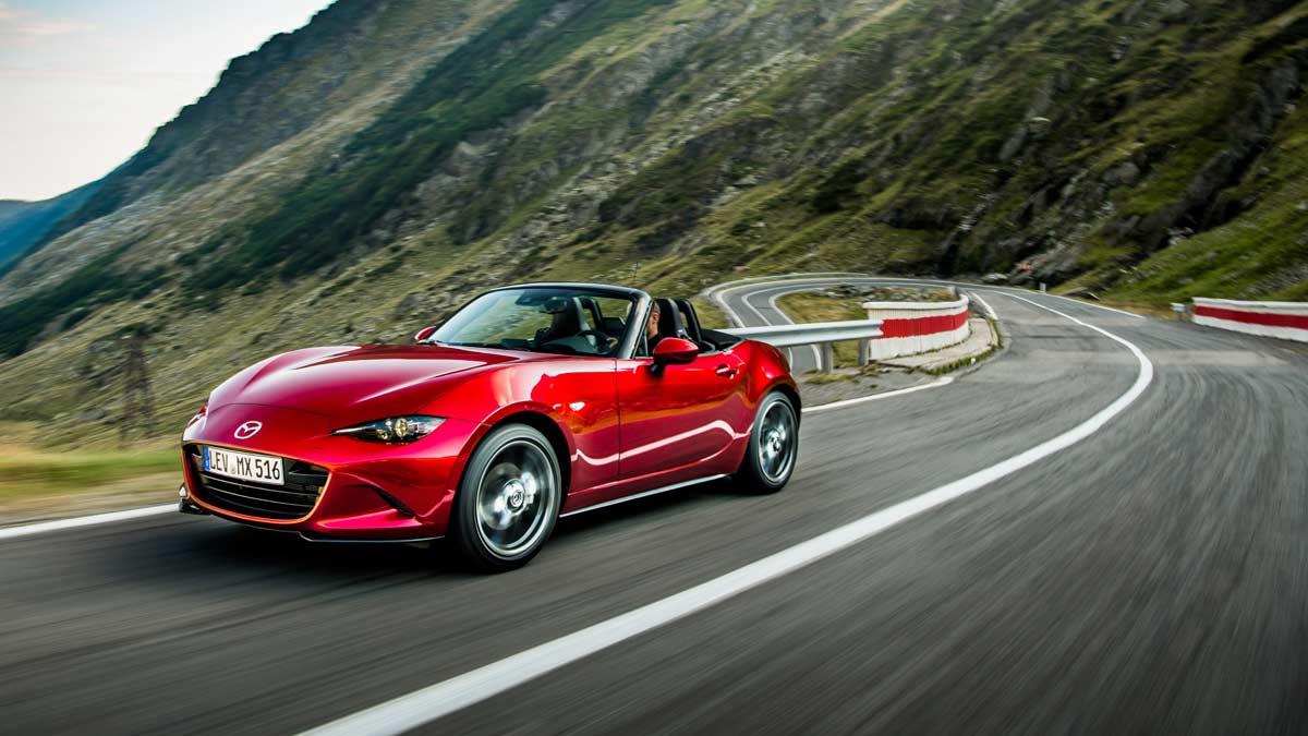 Prueba Mazda MX-5 2019 nuevo mx5 transfagarasan rumania test descapotable RF Roadster Soft Top