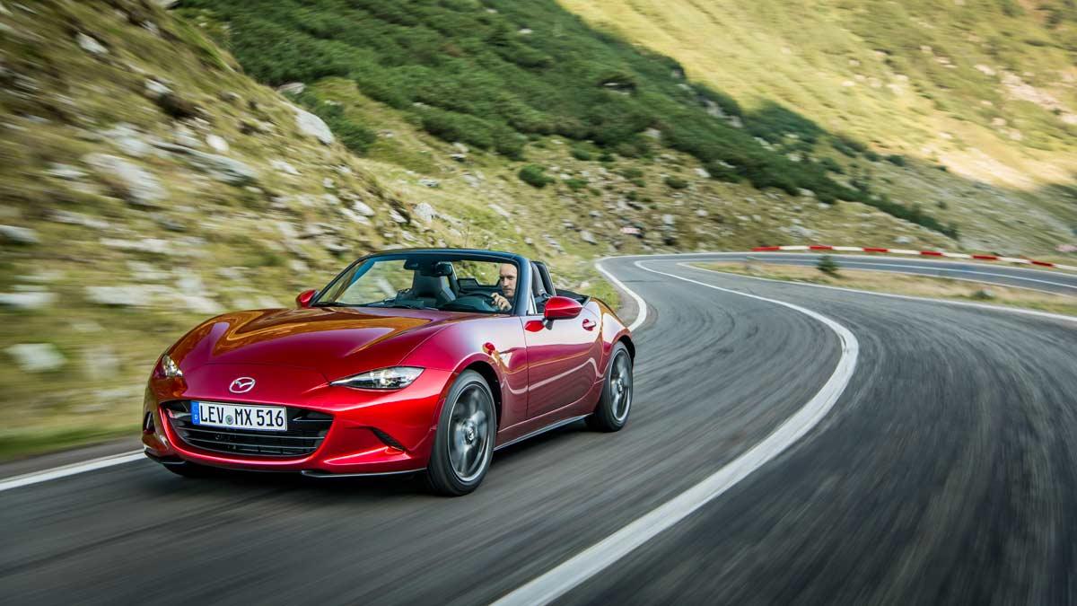Prueba Mazda MX-5 2019 nuevo mx5 transfagarasan rumania test descapotable RF Roadster Soft Top